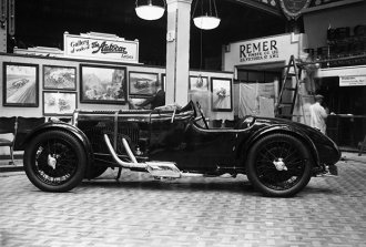 Aston Martin 11-9 hp Le Mans Sports на Лондонском автосалоне, 1931 год